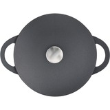 Tefal Trattoria E2187234 sovsegryde Rund Sort, Stegepande Sort, Rund, Sort, Aluminium, Titanium Extra, Aftagelig, Keramisk, Gas, Halogen, Induktion