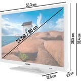 Telefunken XH24SN550MVD-W, LED-tv Hvid