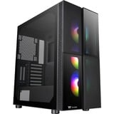 Thermaltake Versa T26 TG ARGB Midi Tower Sort, Towerkabinet Sort, Midi Tower, PC, Sort, ATX, EATX, micro ATX, Mini-ITX, SPCC, Spil