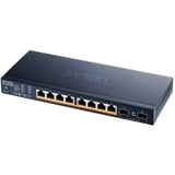 Zyxel XMG1915-10EP Administreret L2 2.5G Ethernet (100/1000/2500) Strøm over Ethernet (PoE), Switch Administreret, L2, 2.5G Ethernet (100/1000/2500), Strøm over Ethernet (PoE), Stativ-montering