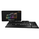 be quiet! Dark Mount Silent Linear UK ISO tastatur Spil USB QWERTY UK engelsk Sort, Gaming-tastatur Sort, Layout i Storbritannien, be quiet! Silent Linear, Ledningsført, USB, Mekanisk, QWERTY, RGB LED, Sort