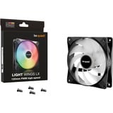 be quiet! Light Wings LX PWM high-speed 120 mm, Sag fan Sort