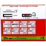 fischer EasyHook Rund DuoPower 6x30, Dyvel Hvid