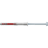 fischer Langskaftet rawlplug DuoXpand 8x100 FUS, Dyvel Lys grå/Rød