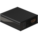 goobay HDMI-lydudtrækker 4K @ 60 Hz, HDMI splitter Sort