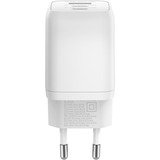 goobay USB-C nano hurtigoplader, PD, GaN, 65 watt Hvid