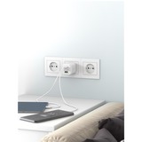 goobay USB-C nano hurtigoplader, PD, GaN, 65 watt Hvid