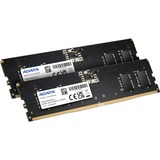 ADATA AD5U48008G-DT hukommelsesmodul 16 GB 2 x 8 GB DDR5 Sort, 16 GB, 2 x 8 GB, DDR5, 4800 MHz, 288-pin DIMM