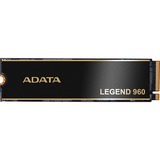 ADATA LEGEND 960 4 TB, Solid state-drev mørk grå/Guld