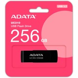 ADATA UC310-256G-RBK, USB-stik Sort