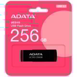 ADATA UC310 USB-nøgle 256 GB USB Type-A 3.2 Gen 1 (3.1 Gen 1) Sort, USB-stik Sort, 256 GB, USB Type-A, 3.2 Gen 1 (3.1 Gen 1), 100 MB/s, Svirvel, Sort