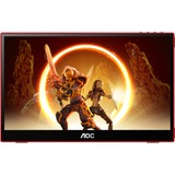 AOC 16G3, Gaming Skærm Sort/Rød