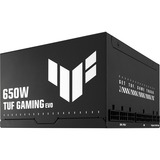 ASUS TUF-GAMING-650B-EVO, PC strømforsyning Sort