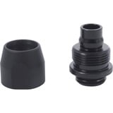 Alphacool HF monteringsdyse TPV metal - 12,7/7,6mm lige - sort, Forbindelse Sort