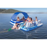 Bestway 43105 pool og strand flyder Blå, Hvid Mønster Vinyl Flydende ø, Luftmadras Hvid/Blå, Blå, Hvid, Flydende ø, Mønster, Vinyl, 540 kg, Kina