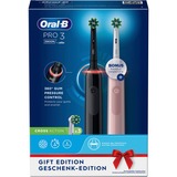 Braun Oral-B Pro 3 3900N Gift Edition, El-tandbørste Sort/Pink