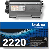 Brother TN-2220 tonerpatron 1 stk Original Sort Sort, 2600 Sider, Sort, 1 stk, Detail