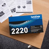 Brother TN-2220 tonerpatron 1 stk Original Sort Sort, 2600 Sider, Sort, 1 stk, Detail