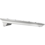 CHERRY DW 9100 SLIM tastatur Mus inkluderet Universel RF trådløs + Bluetooth QWERTY US engelsk Sølv, Desktop sæt Hvid/Sølv, EU-layout (antal), SX teknologi, Trådløs, RF trådløs + Bluetooth, QWERTY, Sølv, Mus inkluderet