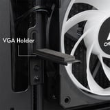 Chieftec GT-01B-OP computeretui Midi Tower Sort, Towerkabinet Sort, Midi Tower, PC, Sort, ATX, micro ATX, Mini-ITX, Spil, Flere