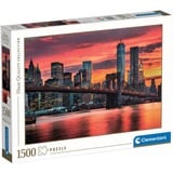 Clementoni High Quality Collection EAST RIVER AT DUSK Puslespil 1500 stk By 1500 stk, By, 10 År