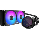 Cooler Master MasterLiquid 240 Atmos II Pixel LED, Vandkøling Sort
