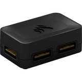 Corsair iCUE LINK 4-vejs splitter, Splejse boks Sort