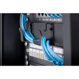 Digitus 10" patchpanel til netværks- og serverskabe, Kabelføring Sort