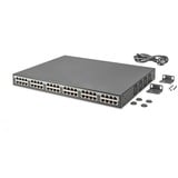 Digitus 24-port/Ethernet/PoE+ injektor/370W, Switch Sort