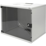 Digitus DN-19 09-U-S-1 stativ 9U Vægmonteret stativ Grå, IT kabinet Lys grå, Vægmonteret stativ, 9U, 60 kg, Grå