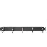 Digitus DN-97667 tilbehør til rack Kabelbakkepanel, Kabelføring Sort, Kabelbakkepanel, Sort, Stål, 1U, Oval, Kina