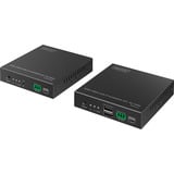 Digitus HDMI Fiber KVM IP Extender Sæt, KVM-switchen Sort