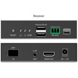 Digitus HDMI Fiber KVM IP Extender Sæt, KVM-switchen Sort