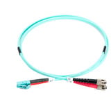 Digitus LWL patchkabel, duplex, LC > ST stik, multimode OM3 Turkis