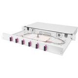 Digitus LWL-splejsebox, udstyret, 6x SC DX, OM4, Splejse boks 