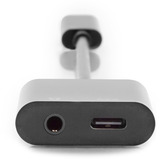 Digitus USB-C adapter til USB-C + 3,5 mm jack Sort