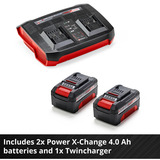 EINHELL Professionel batteridrevet plæneklipper GP-CM 36/450 3413292 Rød/Sort