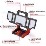 EINHELL Professionel batterilampe TP-CL 18/3000 Li Set - Solo, 18Volt, Byggeri spotlight Rød