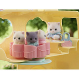 EPOCH Sylvanian Families - Eventyrbørnehavebus Regnbue, Bygge legetøj 
