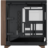 Fractal Design Summit Black TG Light Tint, Towerkabinet Sort/træ