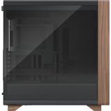Fractal Design Summit Black TG Light Tint, Towerkabinet Sort/træ
