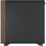 Fractal Design Summit Black TG Light Tint, Towerkabinet Sort/træ