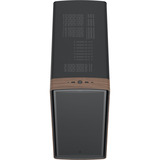 Fractal Design Summit Black TG Light Tint, Towerkabinet Sort/træ