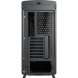 Fractal Design Summit Black TG Light Tint, Towerkabinet Sort/træ