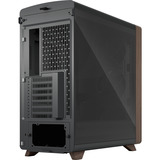 Fractal Design Summit Black TG Light Tint, Towerkabinet Sort/træ