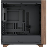 Fractal Design Summit Black TG Light Tint, Towerkabinet Sort/træ