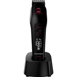 Grundig MGK 9030 Sort, Rød, Hår Trimmer Sort/Rød, Sort, Rød, 1 mm, 2,5 cm, Skæg, Øjenbryn, Næse, Batteri, 120 min.