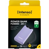 Intenso F20000 Purple, 7332053, Power Bank Lilla