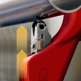 KNIPEX 90 31 03 BK, Rørskærer Rød