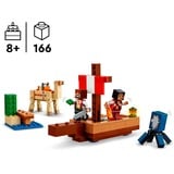LEGO Minecraft Piratskibsrejsen, Bygge legetøj Byggesæt, 8 År, Plast, 166 stk, 254 g